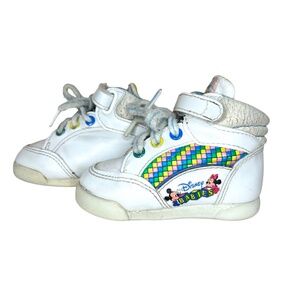 Vintage 80's/90's Disney Babies Mickey & Minnie Mouse High Top Sneakers